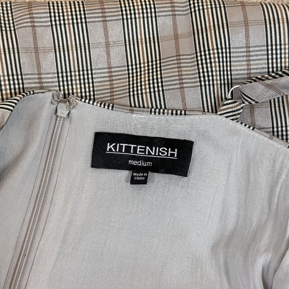 Kittenish Plaid Mini Dress - Picture 8 of 9